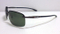 1112- metal and plastic mixed polarized sunglasses- frameless sunglasses
